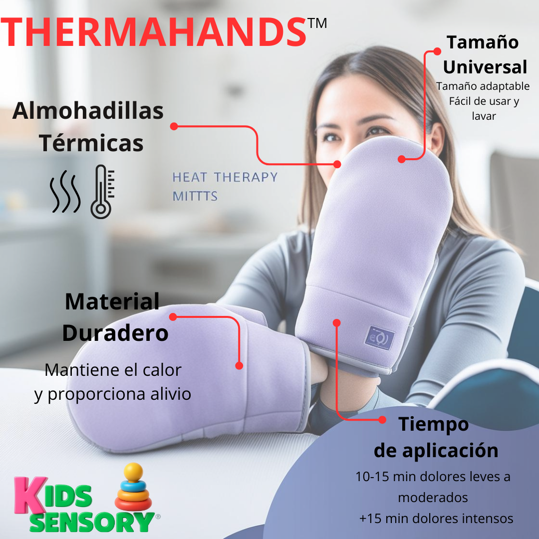 THERMAHANDStm MANOPLAS DE TERAPIA DE CALOR