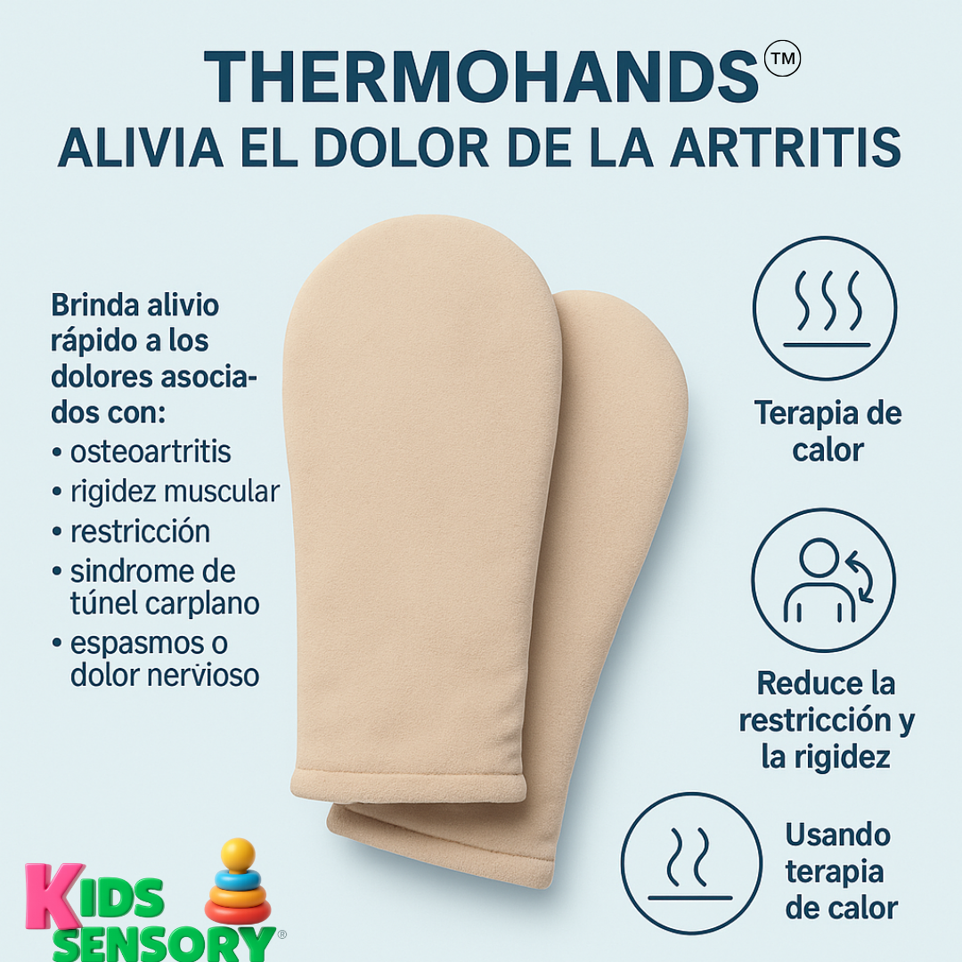 THERMAHANDStm MANOPLAS DE TERAPIA DE CALOR